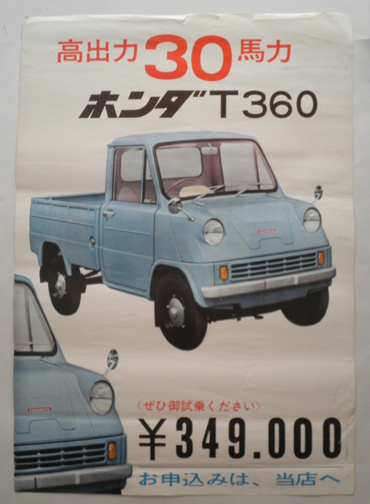 ＜ポスター＞ホンダT３６０